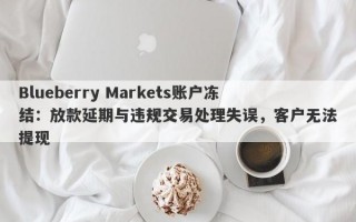 Blueberry Markets账户冻结：放款延期与违规交易处理失误，客户无法提现