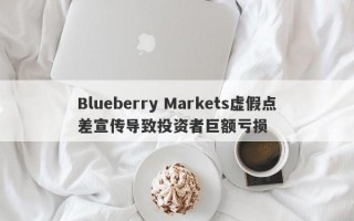 Blueberry Markets虚假点差宣传导致投资者巨额亏损