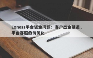 Exness平台资金问题：客户出金延迟，平台客服亟待优化