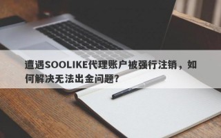 遭遇SOOLIKE代理账户被强行注销，如何解决无法出金问题？