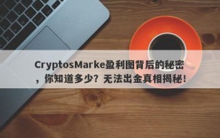 CryptosMarke盈利图背后的秘密，你知道多少？无法出金真相揭秘！