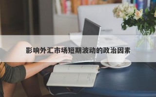 影响外汇市场短期波动的政治因素