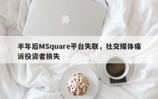 半年后MSquare平台失联，社交媒体痛诉投资者损失