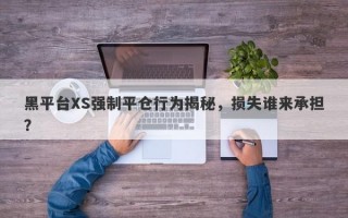 黑平台XS强制平仓行为揭秘，损失谁来承担？