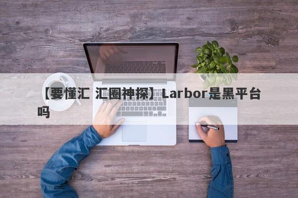 【要懂汇 汇圈神探】Larbor是黑平台吗
-第1张图片-要懂汇圈网