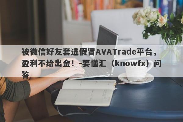 被微信好友套进假冒AVATrade平台，盈利不给出金！-要懂汇（knowfx）问答-第1张图片-要懂汇圈网