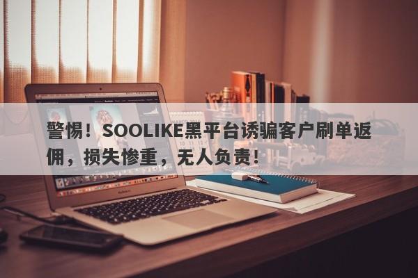 警惕！SOOLIKE黑平台诱骗客户刷单返佣，损失惨重，无人负责！-第1张图片-要懂汇圈网