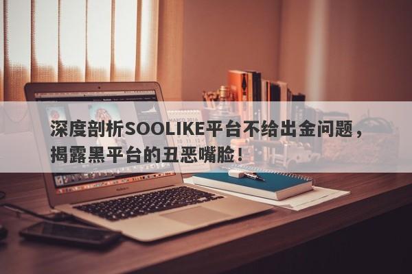 深度剖析SOOLIKE平台不给出金问题，揭露黑平台的丑恶嘴脸！-第1张图片-要懂汇圈网