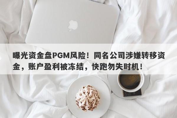 曝光资金盘PGM风险！同名公司涉嫌转移资金，账户盈利被冻结，快跑勿失时机！-第1张图片-要懂汇圈网