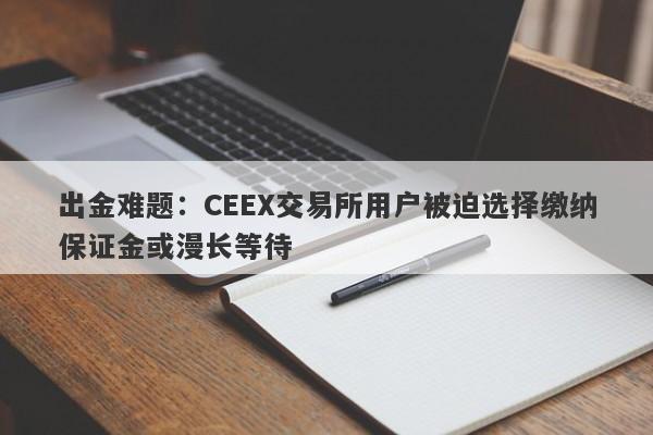 出金难题：CEEX交易所用户被迫选择缴纳保证金或漫长等待-第1张图片-要懂汇圈网